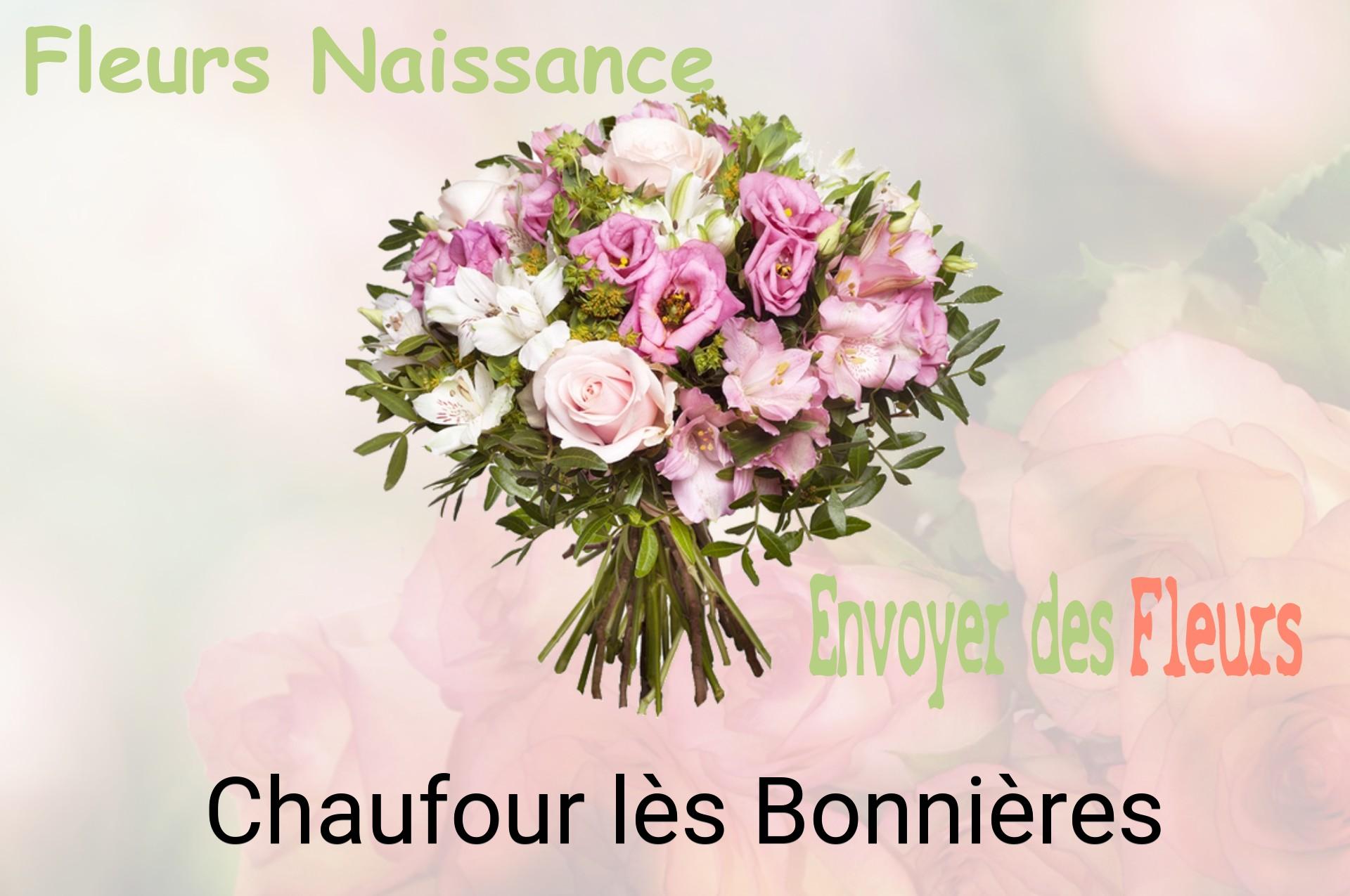 Bouquet de fleurs de naissance livré à Chaufour-lès-Bonnières